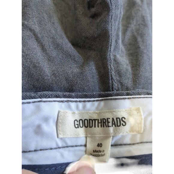 Goodthreads Chino Shorts  Men's Size 40 Gray - Picture 4 of 9